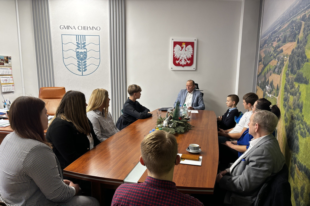 Spotkanie z młodymi sportowcami