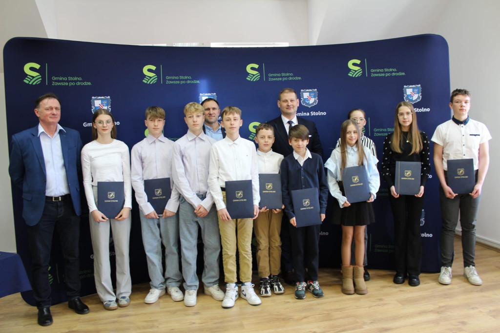 Stypendia sportowe wręczone w Gminie Stolno