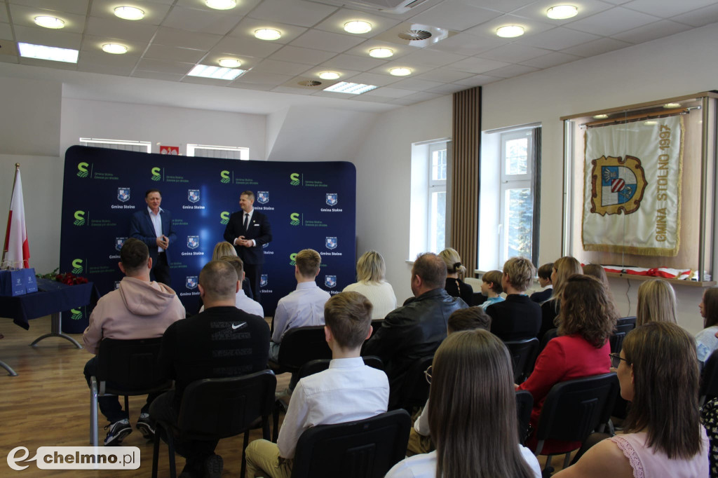 Stypendia sportowe wręczone w Gminie Stolno