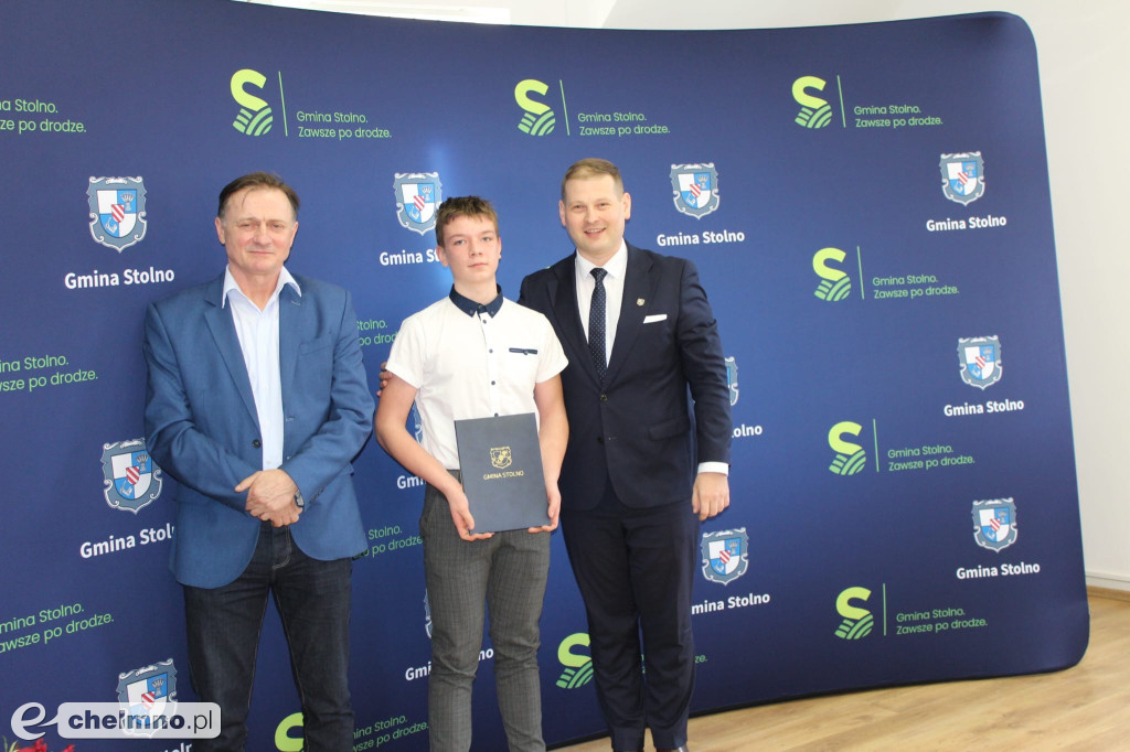 Stypendia sportowe wręczone w Gminie Stolno