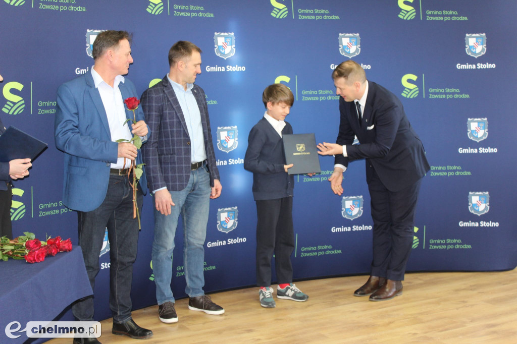 Stypendia sportowe wręczone w Gminie Stolno