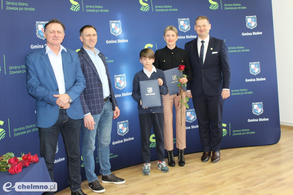 Stypendia sportowe wręczone w Gminie Stolno