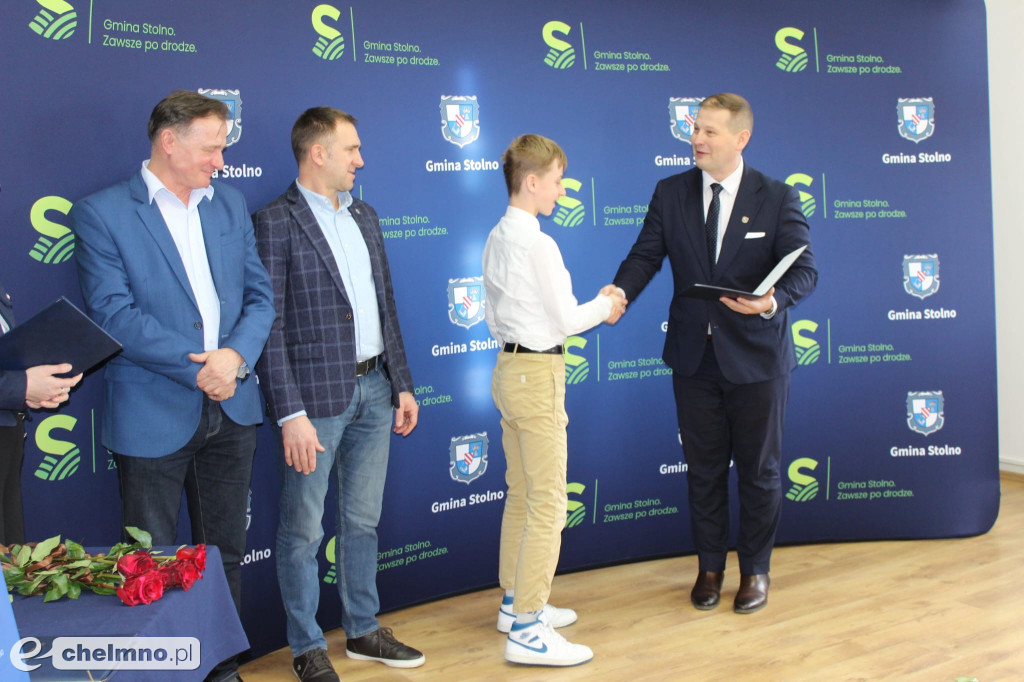 Stypendia sportowe wręczone w Gminie Stolno