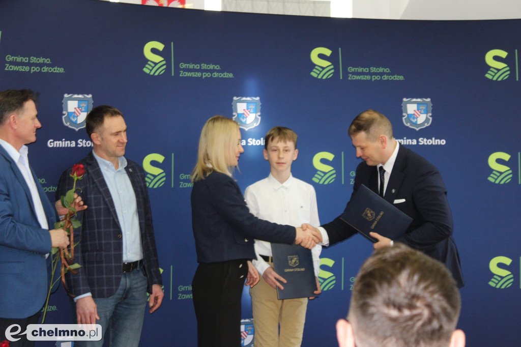 Stypendia sportowe wręczone w Gminie Stolno