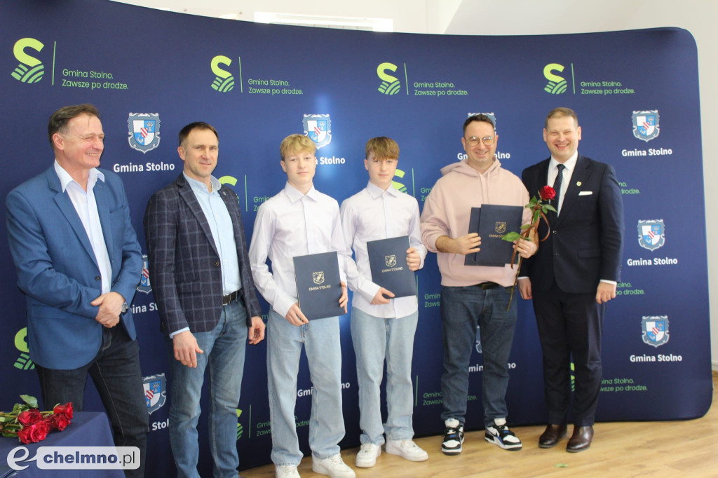 Stypendia sportowe wręczone w Gminie Stolno