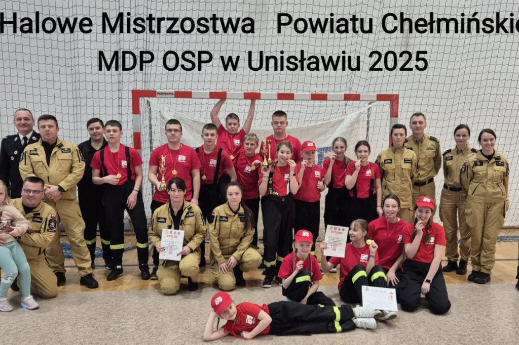 III Halowe Mistrzostwa Młodzieżowych Drużyn Pożarniczych OSP Powiatu Chełmińskiego