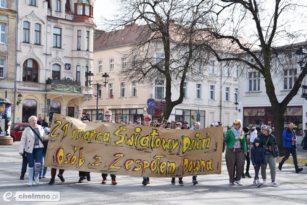 Happening z okazji Światowego Dnia Zespołu Downa i powitania WIOSNY