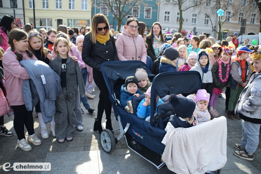 Happening z okazji Światowego Dnia Zespołu Downa i powitania WIOSNY