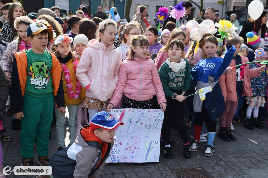 Happening z okazji Światowego Dnia Zespołu Downa i powitania WIOSNY