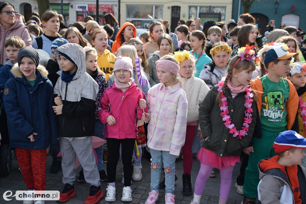 Happening z okazji Światowego Dnia Zespołu Downa i powitania WIOSNY