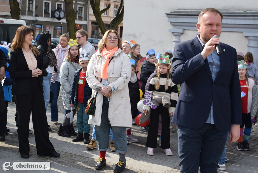 Happening z okazji Światowego Dnia Zespołu Downa i powitania WIOSNY