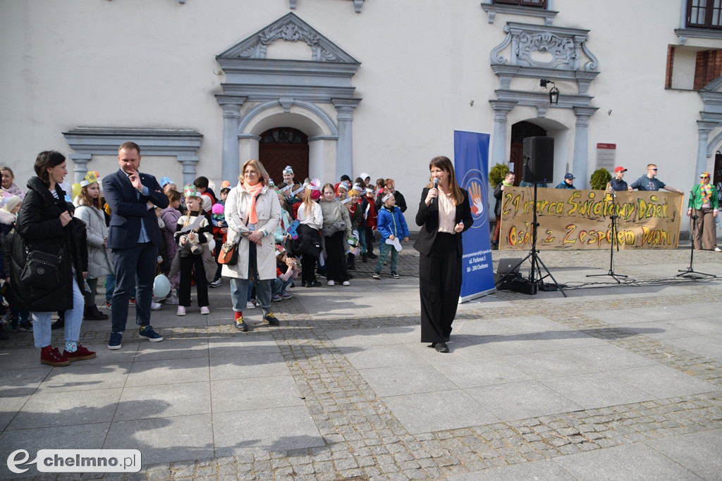 Happening z okazji Światowego Dnia Zespołu Downa i powitania WIOSNY