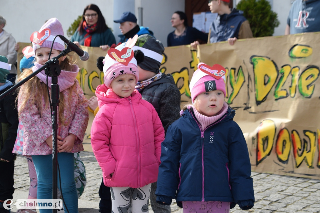 Happening z okazji Światowego Dnia Zespołu Downa i powitania WIOSNY