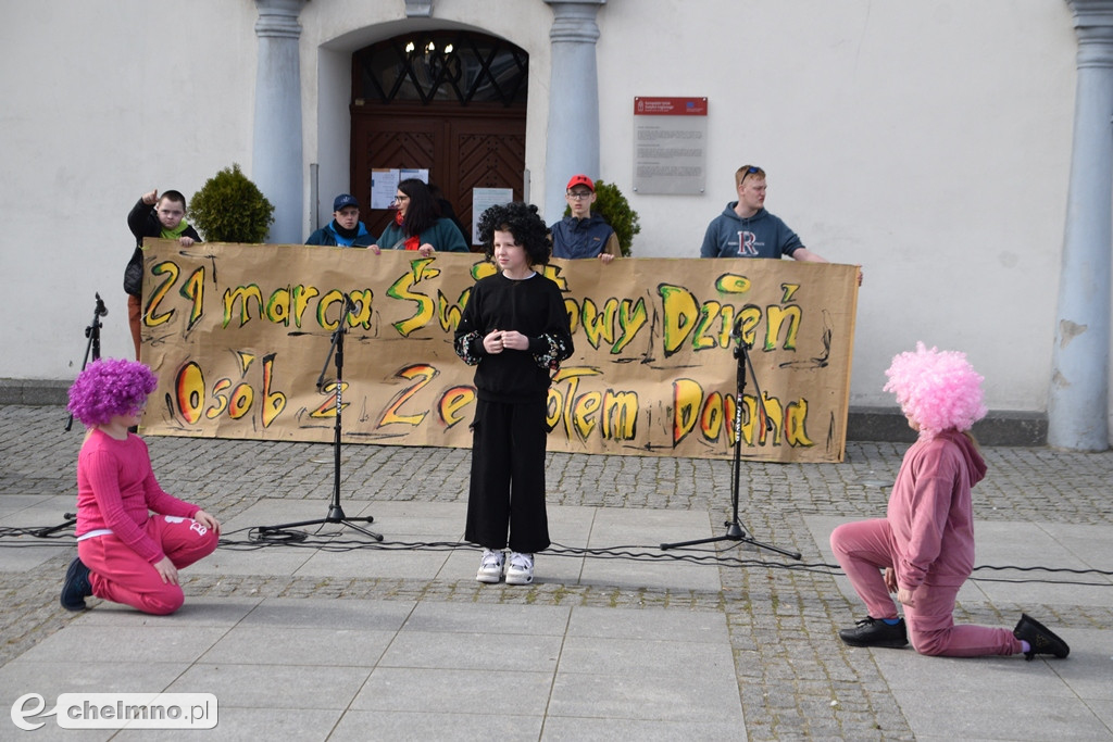 Happening z okazji Światowego Dnia Zespołu Downa i powitania WIOSNY