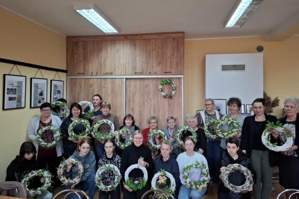Warsztaty florystyczne w Gminie Stolno