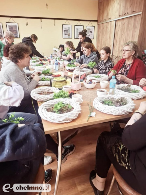 Warsztaty florystyczne w Gminie Stolno