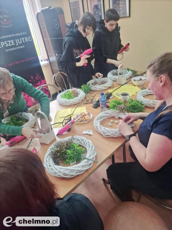Warsztaty florystyczne w Gminie Stolno