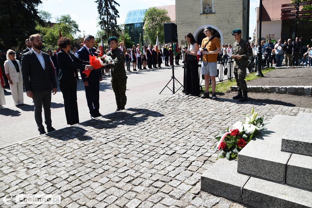 Uroczyste obchody Święta Konstytucji 3 Maja w Chełmnie