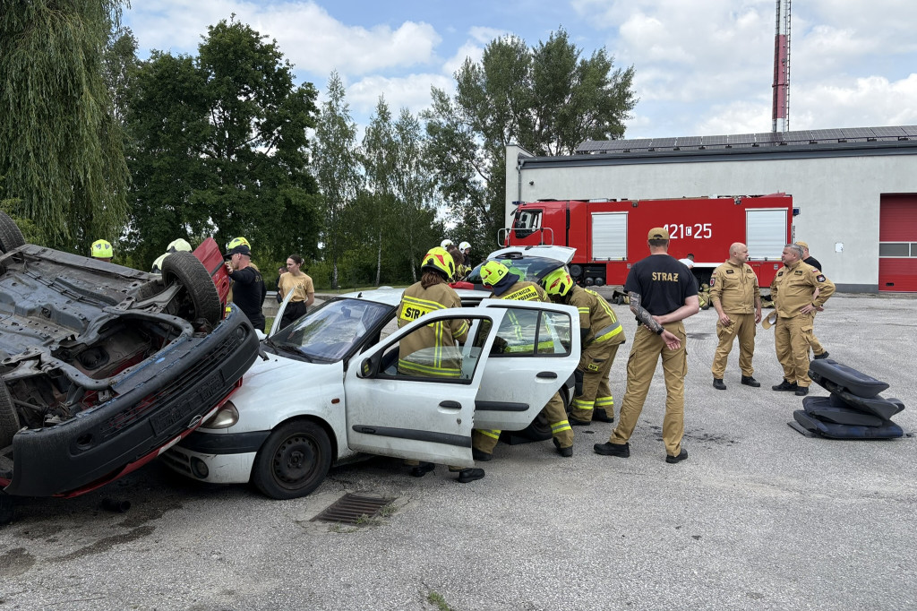 Warsztaty medyczne na terenie KP PSP w Chełmnie