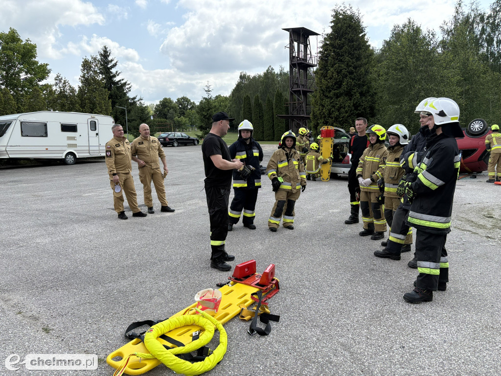 Warsztaty medyczne na terenie KP PSP w Chełmnie