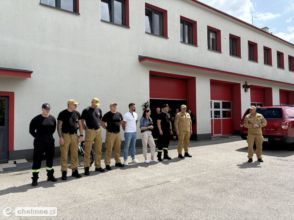 Warsztaty medyczne na terenie KP PSP w Chełmnie