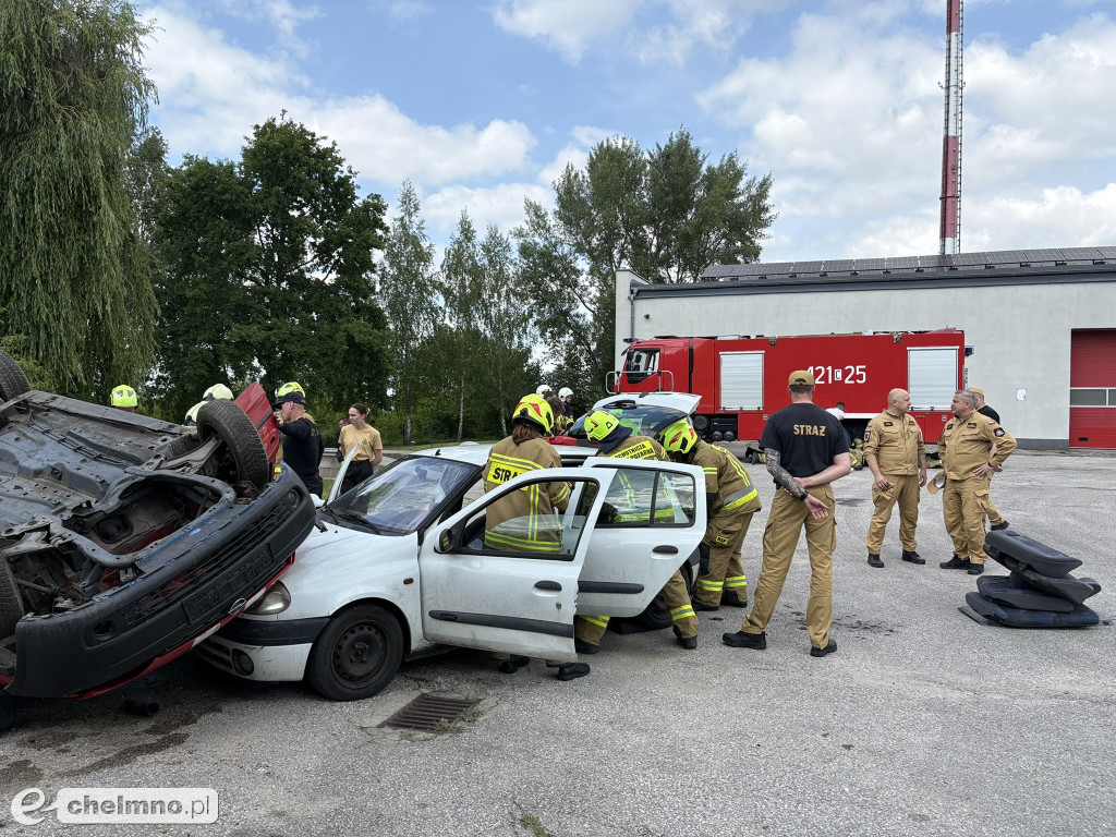 Warsztaty medyczne na terenie KP PSP w Chełmnie