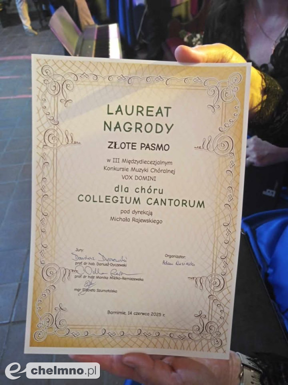 Złote Pasmo dla \