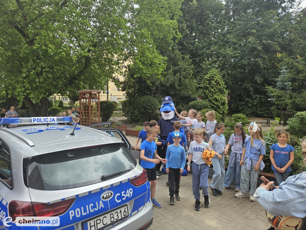 Przedwakacyjne spotkania chełmińskich policjantów z młodzieżą
