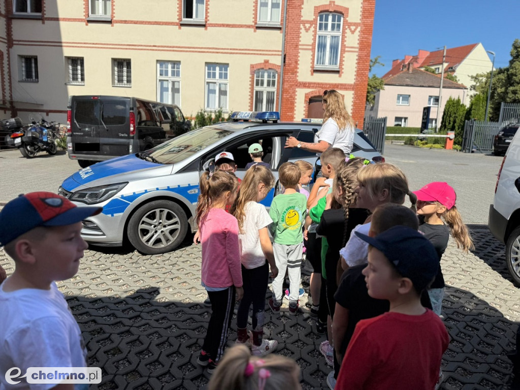Przedwakacyjne spotkania chełmińskich policjantów z młodzieżą