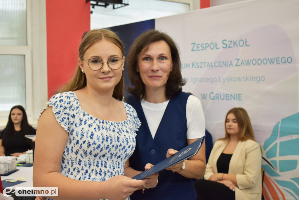 Zakończenie roku szkolnego w ZS CKZ w Grubnie