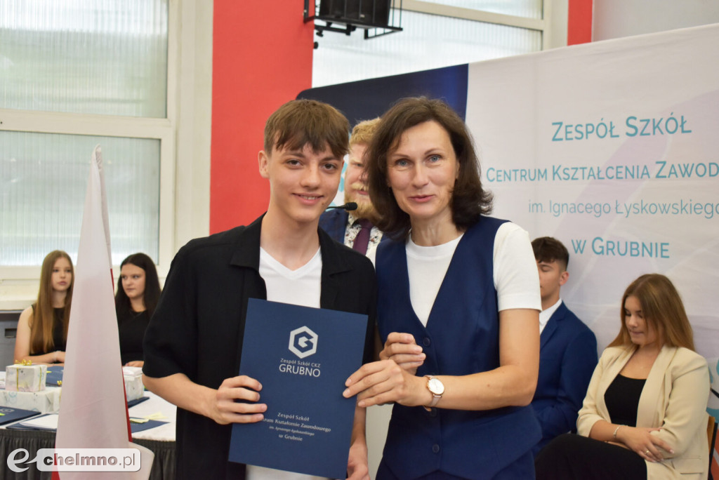 Zakończenie roku szkolnego w ZS CKZ w Grubnie