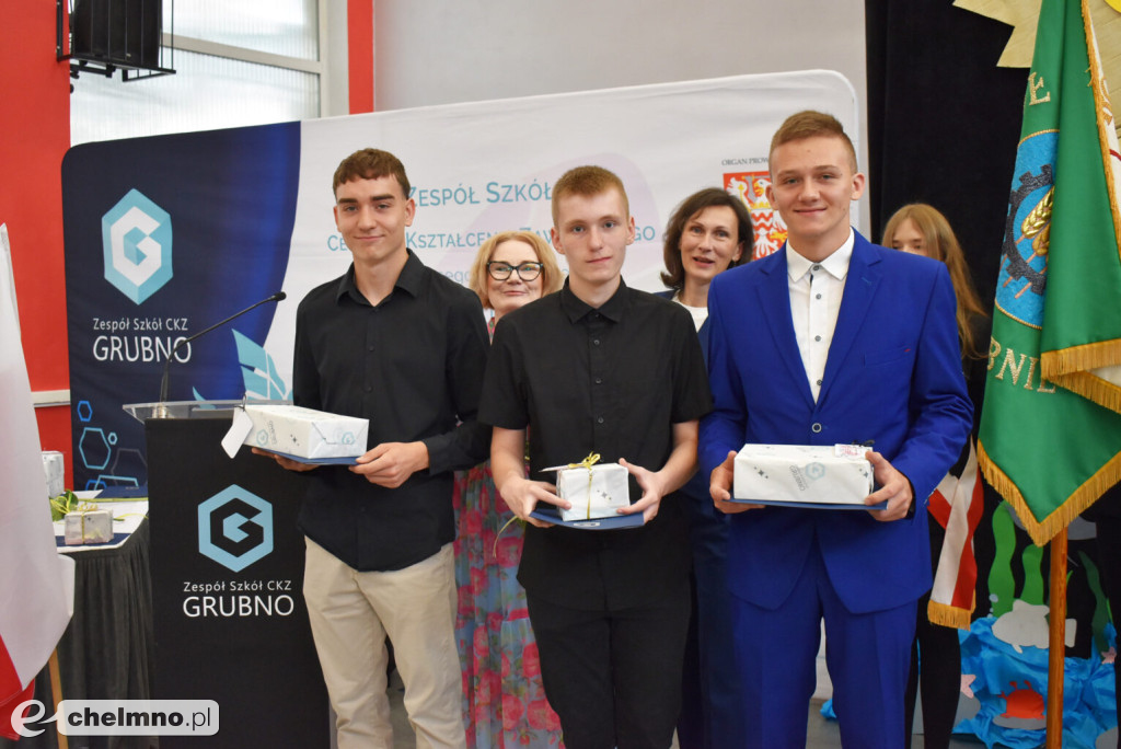 Zakończenie roku szkolnego w ZS CKZ w Grubnie