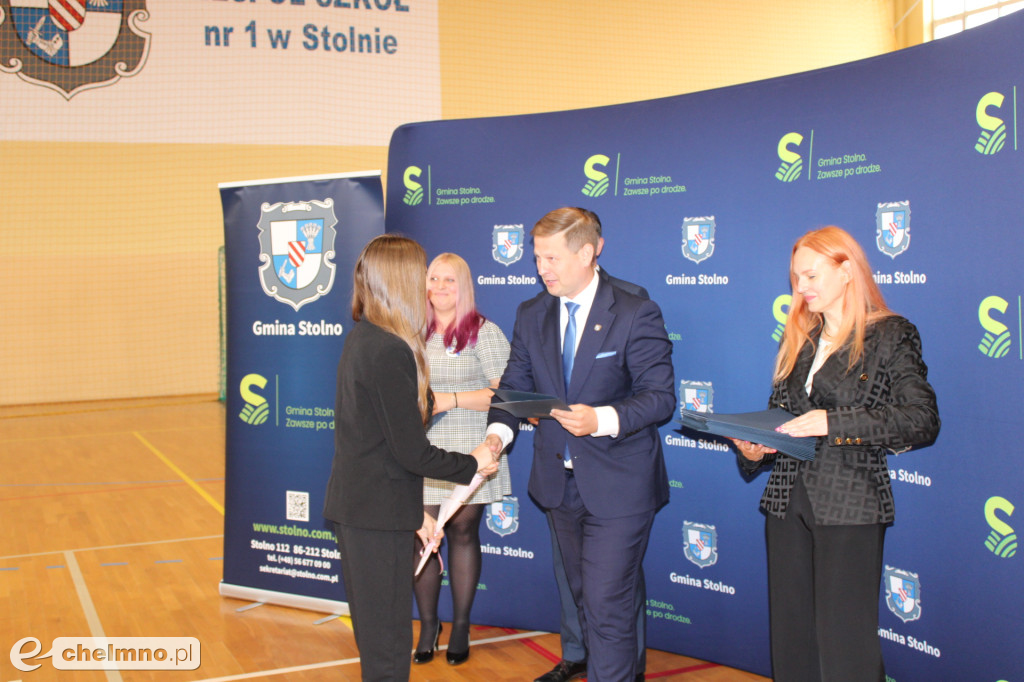 Wręczenie Nagrody Wójta Gminy Stolno za osiągnięcia w nauce