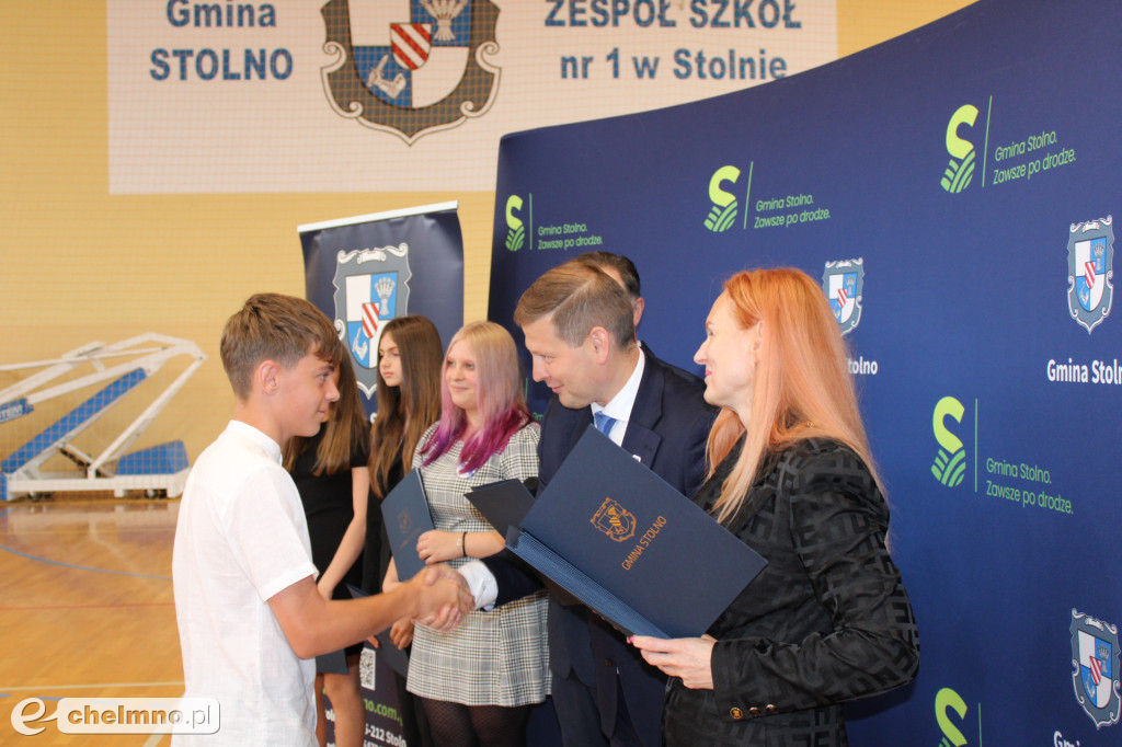 Wręczenie Nagrody Wójta Gminy Stolno za osiągnięcia w nauce