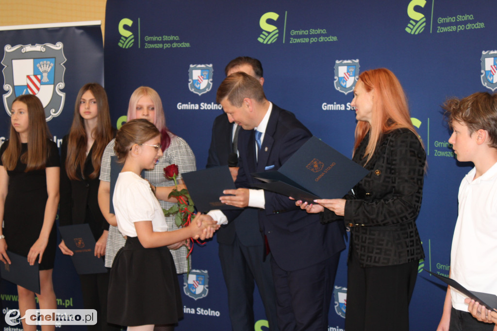 Wręczenie Nagrody Wójta Gminy Stolno za osiągnięcia w nauce