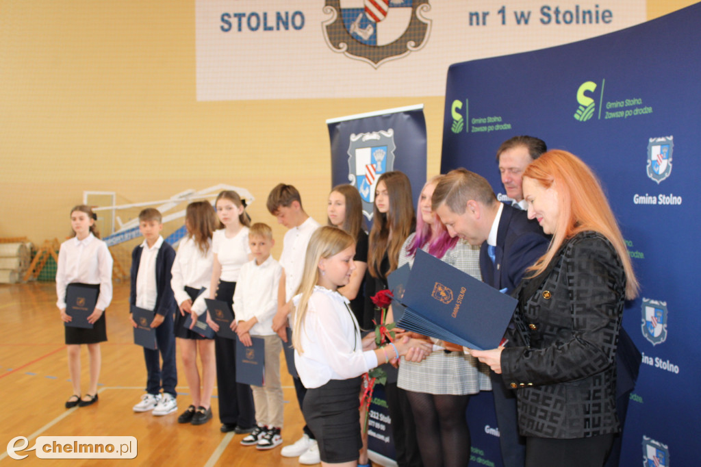 Wręczenie Nagrody Wójta Gminy Stolno za osiągnięcia w nauce