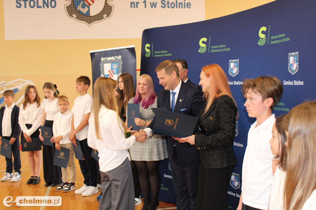 Wręczenie Nagrody Wójta Gminy Stolno za osiągnięcia w nauce
