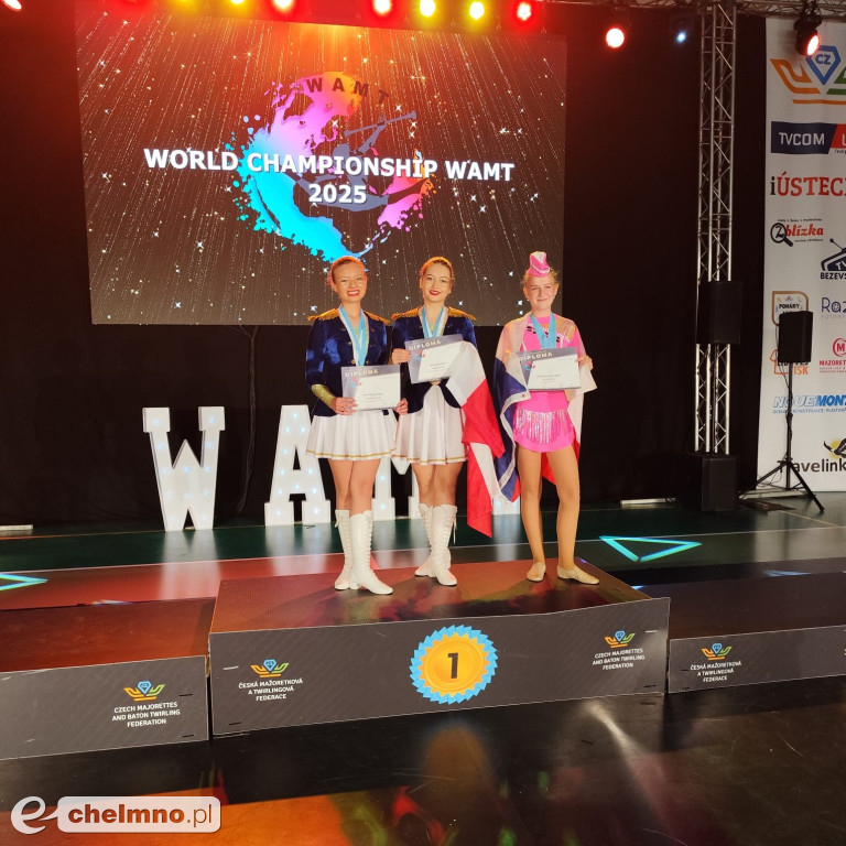 Mażoretki Chełmińskiego Domu Kultury z medalami