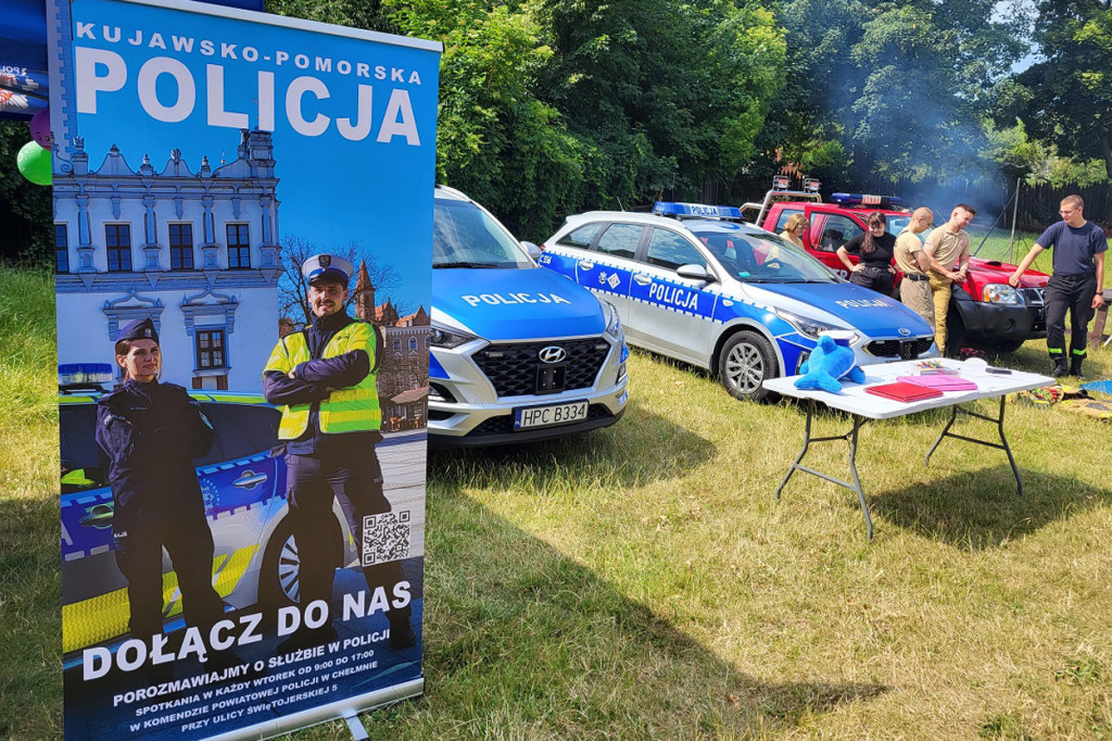Rodzinny piknik w Chełmnie z udziałem Policji