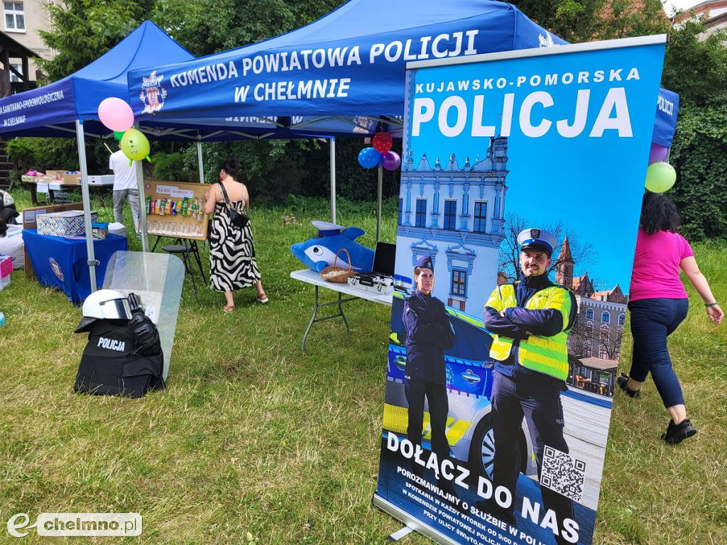 Rodzinny piknik w Chełmnie z udziałem Policji