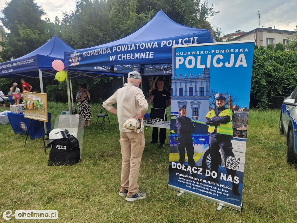 Rodzinny piknik w Chełmnie z udziałem Policji