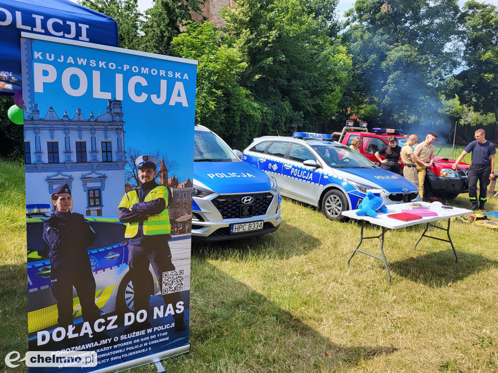 Rodzinny piknik w Chełmnie z udziałem Policji