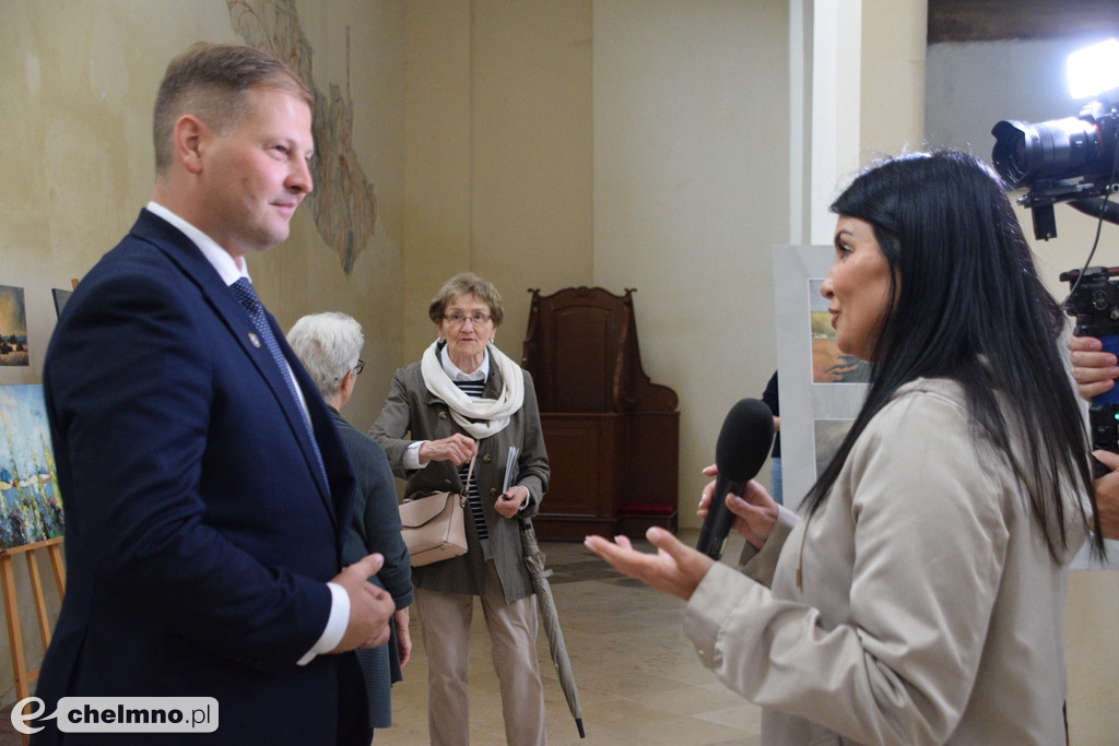 Wernisaż prac uczestników XIV Ogólnopolskiego Pleneru Malarskiego