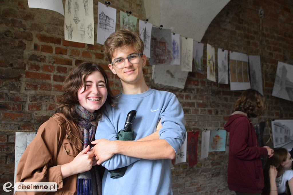 Dzisiejsza wystawa poplenerowa prac studentów w Bramie Grudziądzkiej