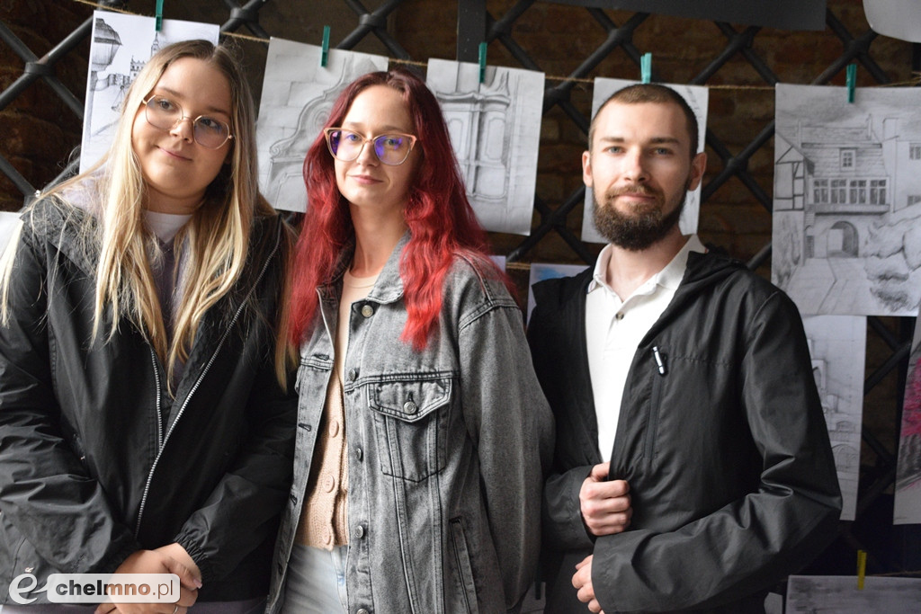 Dzisiejsza wystawa poplenerowa prac studentów w Bramie Grudziądzkiej