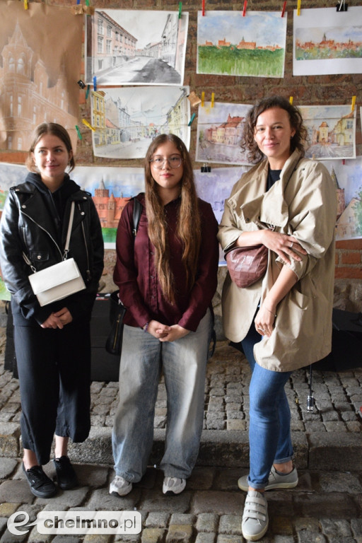 Dzisiejsza wystawa poplenerowa prac studentów w Bramie Grudziądzkiej