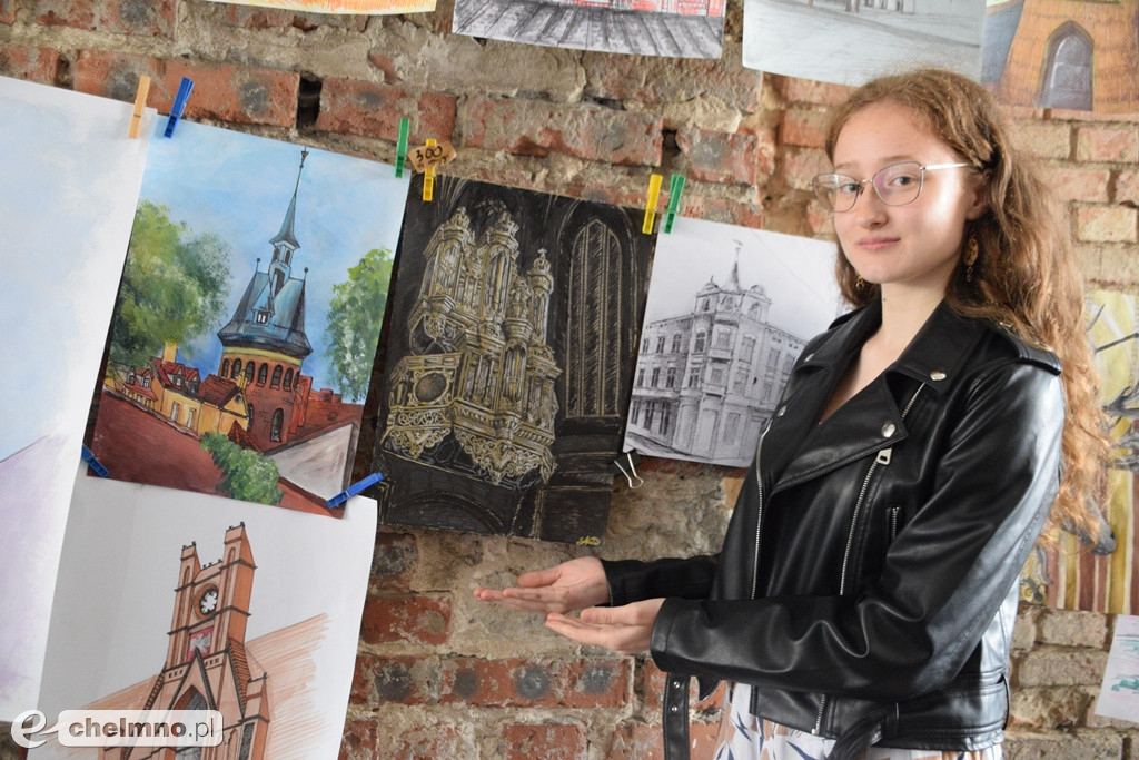 Dzisiejsza wystawa poplenerowa prac studentów w Bramie Grudziądzkiej