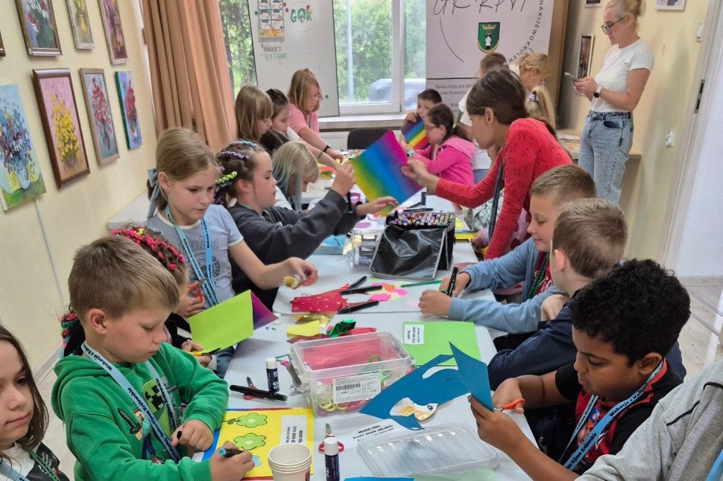 Grupa Zielonych podczas Wakacji z Kulturką na nudę nie narzeka