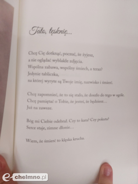 „Głos serca” młodej poetki z Chełmna