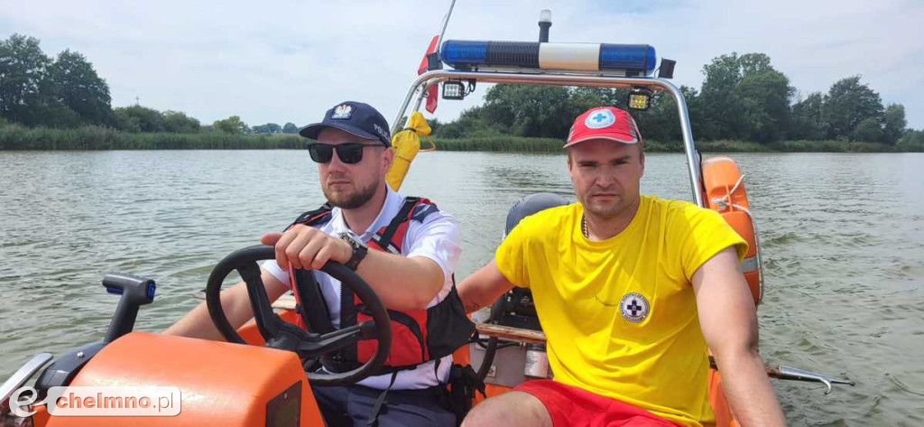 Wspólne działania chełmińskich mundurowych i WOPR